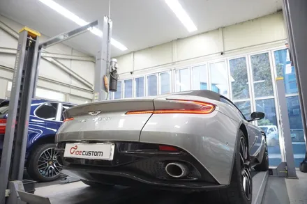 애스턴마틴 DB11 럭셔리 배기음 증폭 튜닝 엔드 머플러 작업 진행하였습니다. / 서울 동작구