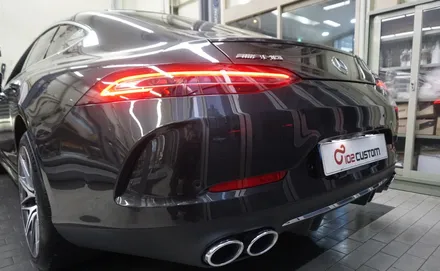 벤츠 GT43AMG 배기튜닝 버블 팝콘 사운드 완성하였습니다 / 서울 동작구