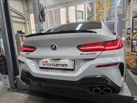 BMW M850i 배기음 튜닝 브릴란테 ＆ JSR 카본 머플러 팁 장착 / 서울 동작
