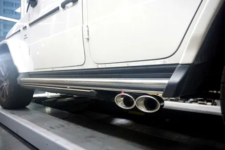 벤츠 W464 G63AMG 배기 튜닝, 완벽한 V8 배기음 완성하였습니다. / 서울 동작구