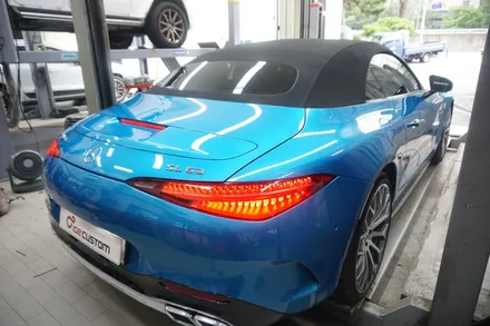신형 벤츠 SL63AMG 로드스터 배기 튜닝 호랑이 배기음 완성하기! / 서울 동작구