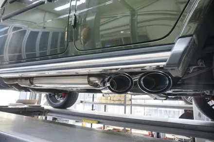 벤츠 W464 G63AMG V8 호랑이 배기 튜닝 구조변경 필요 없는 브릴란테 가변 배기 작업 진행하였습니다. / 서울 동작구