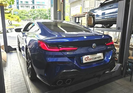 BMW M850i 브릴란테 가변 배기, 카본 머플러 팁 장착 / 서울 동작