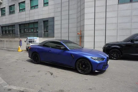 BMW G82 M4 컴페티션 컨버터블 ㅎㄷㄷ한 끝짱나는 팝콘배기음 / 서울 동작