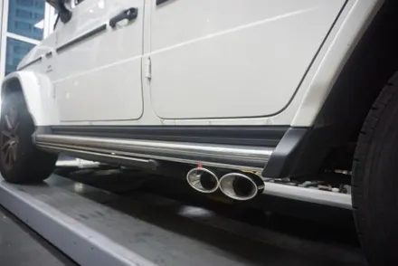 벤츠 W464 G63AMG 배기 튜닝, 완벽한 V8 배기음 완성하였습니다. / 서울 동작구