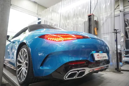 신형 벤츠 SL63AMG 로드스터 배기 튜닝 호랑이 배기음 완성하기! / 서울 동작구