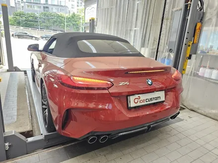 BMW Z4 20i 배기 튜닝 중통 엔드 보펜 모듈 M40i 정품 디퓨져 이식, 카본 듀얼 머플러 팁 장착 / 서울 동작구