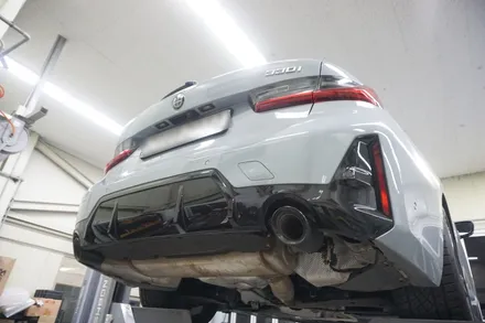 BMW G20 320i 투어링 배기 튜닝 4-50% 스포티한 배기음 완성하였습니다. / 서울 동작구