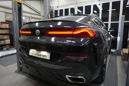 BMW X6 40i 인기 배기 튜닝 브릴란테 가변 배기 장착하였습니다. / 서울 동작구