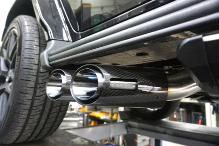 벤츠 W464 G63AMG 배기 튜닝 구조변경X 브릴란테 가변 배기 튜닝 진행하였습니다. / 서울 동작구