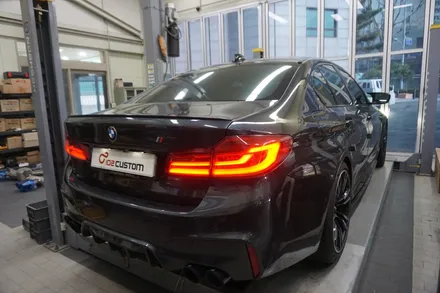 BMW F90 M5 배기 튜닝 브릴란테 가변 배기 시스템 장착 구조변경X / 서울 동작구