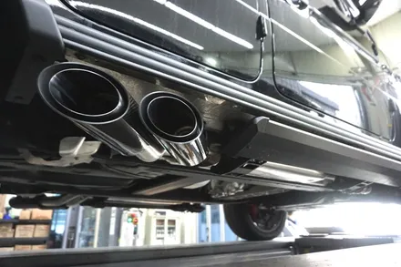 벤츠 W464 G63AMG 배기 튜닝 구조변경X 브릴란테 가변 배기 튜닝 진행하였습니다. / 서울 동작구