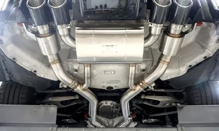 BMW M4 컴페티션 배기 튜닝 구조변경 필요 없습니다! 브릴란테 가변 시스템 적용 / 서울 동작구