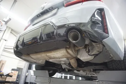 BMW G20 320i 투어링 배기 튜닝 4-50% 스포티한 배기음 완성하였습니다. / 서울 동작구