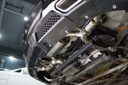 벤츠 SLS AMG 로드스터 배기 튜닝 멋스러운 AMG 배기음을 완성하는 커스텀 배기 작업기 / 서울 동작