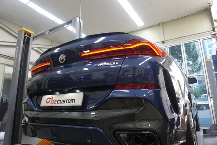 BMW X6 M50i 구조변경 필요 없는 배기 튜닝 브릴란테 가변 배기 시스템 장착 / 서울 동작구