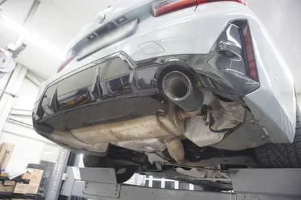 BMW G20 320i 투어링 배기 튜닝 4-50% 스포티한 배기음 완성하였습니다. / 서울 동작구