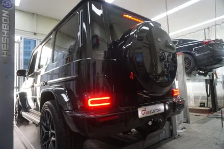 벤츠 W464 G63AMG 배기 튜닝 구조변경X 브릴란테 가변 배기 튜닝 진행하였습니다. / 서울 동작구