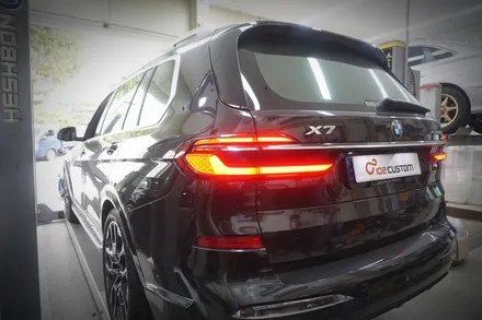 BMW X7 40i 배기 튜닝 구조변경NO 브릴란테 가변 배기 시스템 적용하였습니다. / 서울 동작구