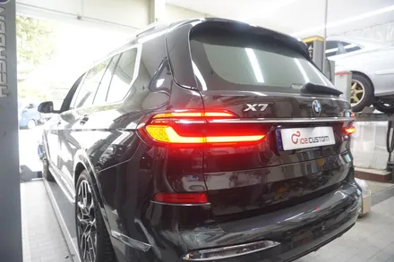 BMW X7 40i 배기 튜닝 구조변경NO 브릴란테 가변 배기 시스템 적용하였습니다. / 서울 동작구