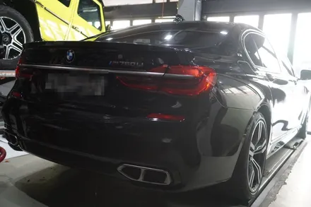 BMW G12 760Li 배기튜닝 본격적인 즐거움의 시작 가변배기튜닝 적용 / 서울 동작