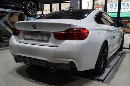 BMW F32 420D 그란 쿠페 배기음 튜닝 디젤의 밋밋함을 가리는 사운드 세팅! 쿠바텍 사운드 부스터 장착 / 서울 동작
