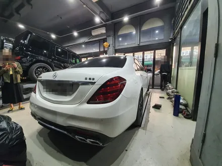 신형 페이스리프트 벤츠 W222 S63AMG 배기 튜닝 가변 배기 작업기 ( 순정 버튼 연동 ) / 서울 동작