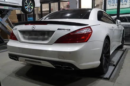 벤츠 SL63AMG 배기 튜닝 웅장함이 돋보이는 배기음 세팅하기! / 서울 동작