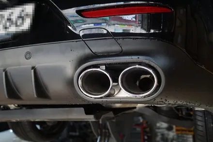 벤츠 C257 CLS450 완벽 배기 튜닝, 져스트 액티브사운드 ＆ CLS53AMG 디퓨져 장착 / 서울 동작
