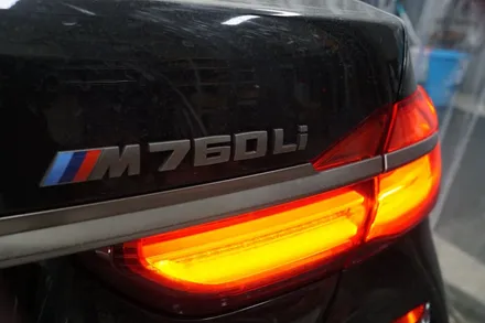 BMW G12 760li 배기 튜닝 12기통의 위엄! 온/오프 가능한 가변배기 작업 / 서울 동작