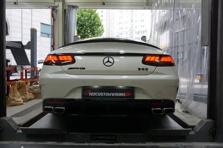 벤츠 S63AMG 쿠페 페이스리프트 호랑이 배기음 튜닝 / 서울 동작