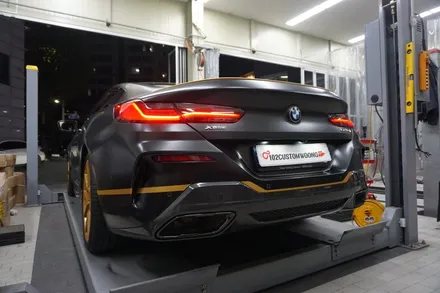 BMW 840i 황금색 포인트 멋스러운 골든 썬더 에디션 스포티한 배기음 완성하기! / 서울 동작