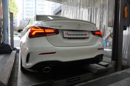 벤츠 A35AMG 배기 튜닝 중후하고 그르렁하게 AMG 사운드 세팅 / 서울 동작