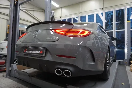 벤츠 CLS53AMG 부족한 순정 배기음 AMG특유의 팝콘 배기음으로 바꿨습니다! / 서울 동작
