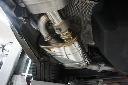 벤츠 C43AMG 카브리올레 퍼포먼스 디퓨져 머플러 팁 가변 배기 튜닝 세팅하기! / 서울 동작