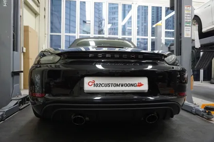 포르쉐 718 박스터 GTS 4.0 기본 배기음 튜닝 독일 카그래픽 모듈 적용! / 서울 동작