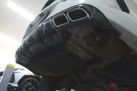 벤츠 W205 C63 S AMG 배기 튜닝 확실한 V8 호랑이 배기음 완성하기 / 서울 동작