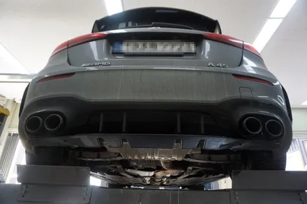벤츠 W177 A45AMG 중통 작업으로 AMG 사운드 확실하게 꺼내드렸습니다 / 서울 동작