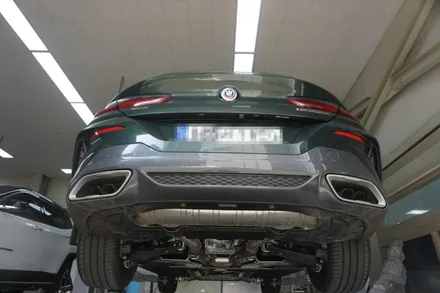 BMW M850i 배기 튜닝 중통 보펜 모듈 작업으로 빵빵한 V8 팝콘 사운드 완성하였습니다 / 서울 동작