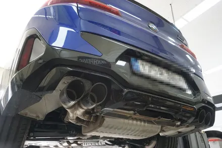 BMW X4 M 컴페티션 배기음 튜닝 팝콘 살벌하게 터집니다 3-40% 중통 모듈 작업! / 서울 동작구