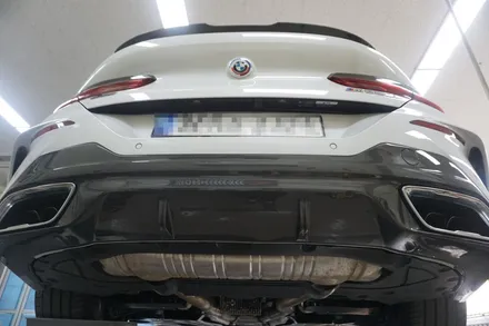 BMW M850i 배기 튜닝 꼭 필요한 V8 시그니처 튜닝 ＆ 중통 보펜 모듈 작업기 / 서울 동작구