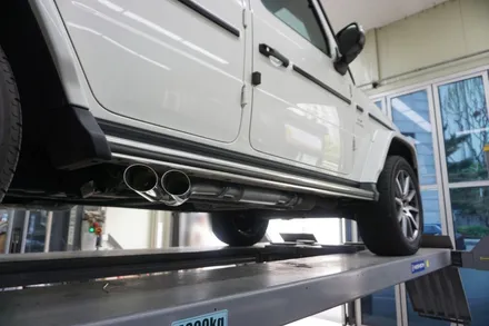 벤츠 G63AMG 배기 튜닝 제일 강력하게 키웠습니다. 상남자 배기음 커스텀 배기! / 서울 동작구