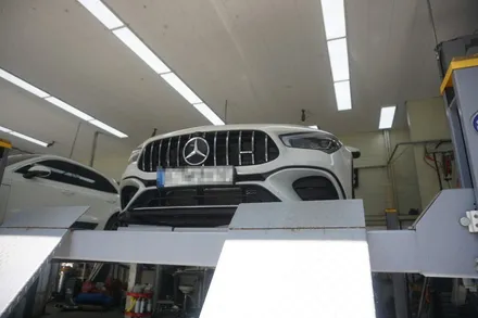 벤츠 CLA 45 S AMG 중통 엔드 작업으로 AMG 배기음 3-40% 끌어 올렸습니다. / 서울 동작구