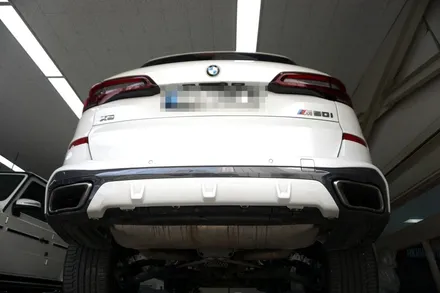 BMW X5 M50i 필수 튜닝 30% 중후한 V8 배기음 사운드 증폭 중통 보펜 모듈 진행으로 끝 ! / 서울 동작구