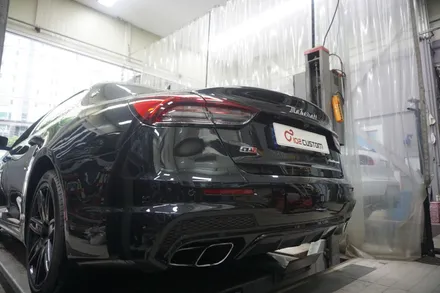 마세라티 콰트로포르테 GTS 배기 튜닝 30% 사운드 증폭, 리모컨 컨트롤러 작업 / 서울 동작구