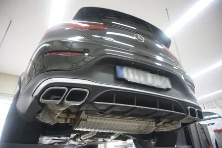 벤츠 GLC63 S AMG 배기 튜닝 중통 엔드 작업으로 호랑이 배기음 제대로 완성하였습니다. / 서울 동작구