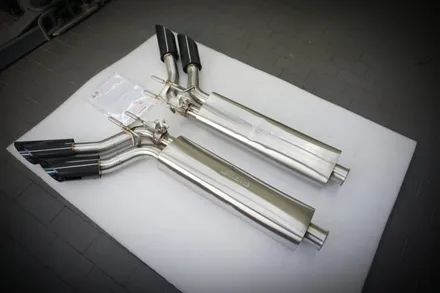 벤츠 W464 G63AMG V8 호랑이 배기 튜닝 구조변경 필요 없는 브릴란테 가변 배기 작업 진행하였습니다. / 서울 동작구