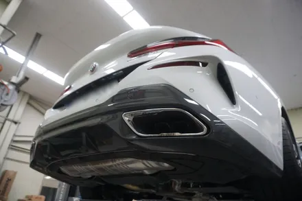 BMW M850i 시그니처 배기 튜닝 중통 보펜 모듈 작업을 완료하였습니다. / 서울 동작구