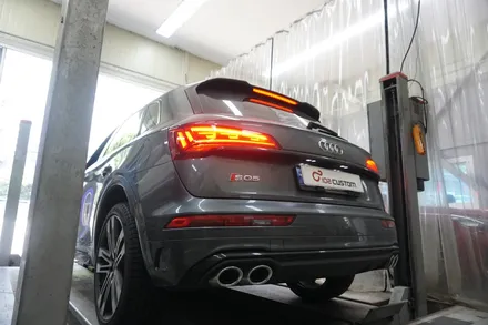 아우디 SQ5 배기 튜닝 스포티한 배기음을 원하신다면 이 작업이면 됩니다! / 서울 동작구