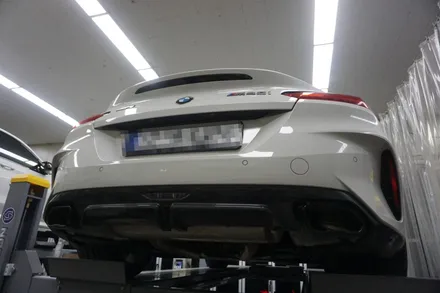 BMW Z4 M40i 배기음 튜닝하기 환상의 조합! 중통 엔드 보펜 모듈 작업기 / 서울 동작구